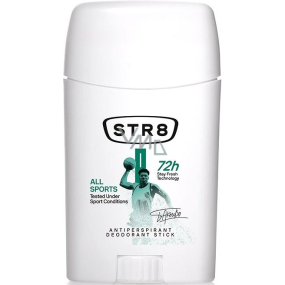 Str8 All Sports antiperspirant dezodorant stick pre mužov 50 ml