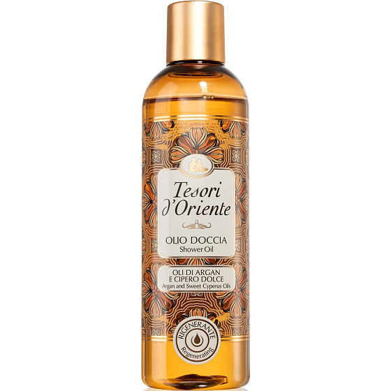 Tesoro d Oriente Arganový a cyperový sprchový olej 250 ml