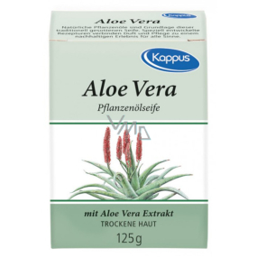 Kappus Aloe Vera olejové prírodné toaletné mydlo pre suchú pokožku 125 g