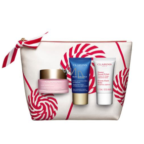 Clarins Multi-Active denný krém 50 ml + nočný krém 15 ml + Beauty Flash balzam 15 ml + etue, kozmetická sada