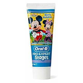 Oral-B Pre Expert Stages Mickey Mouse - Berry Bubble zubná pasta pre deti 6+, 75 ml
