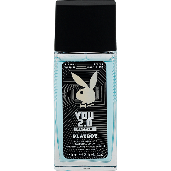 Playboy You 2.0 Loading parfumovaný deodorant sklo pre mužov 75 ml