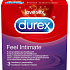 Durex Feel Intimate kondóm tenký s extra lubrikáciou nominálna šírka: 56 mm 3 kusy