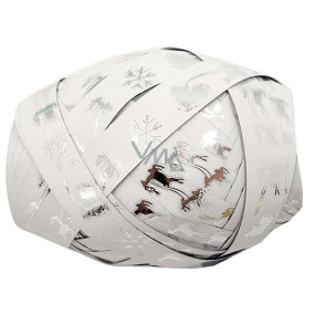 Nekupto Luxury Christmas Club Strieborná dekorácia 1 cm x 10 m