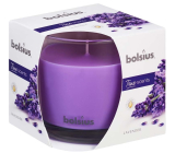 Bolsius True Scents Lavender - sviečka s vôňou levandule v skle 95 x 95 mm, doba horenia 43 hodín