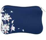 Albi Original Neoprénová taška Blue flower 17,5 x 11,5 cm