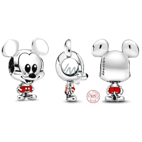 Prívesok Striebro 925 Disney Mickey Mouse, korálik na náramok