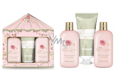 Baylis & Harding Rose, Poppy and Vanilla sprchový gél 300 ml + sprchový krém 300 ml + telové mlieko 200 ml, kozmetická sada pre ženy