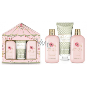 Baylis & Harding Rose, Poppy and Vanilla sprchový gél 300 ml + sprchový krém 300 ml + telové mlieko 200 ml, kozmetická sada pre ženy