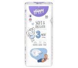 Bella Happy Midi 3 5 - 9 kg detské plienkové nohavičky 50 kusov