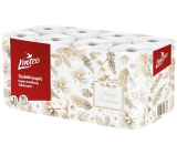 Linteo Veselé Vianoce Vianočný toaletný papier biely 3-vrstvový 16 kusov