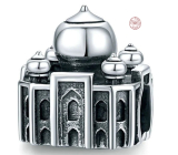 Prívesok zo striebra 925 Taj Mahal India, korálik na cestovnom náramku