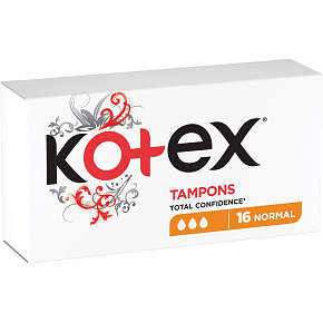 Kotex Normal tampóny, 16 ks