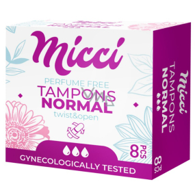 Micca Normal dámske tampóny 8 kusov