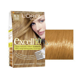 Loreal Paris Excell 10 farba na vlasy odtieň 8,3 svetlá zlatá blond