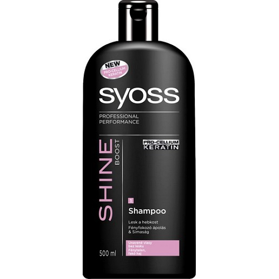 Syoss Shine Boost šampón pre normálne a oslabené vlasy 500 ml