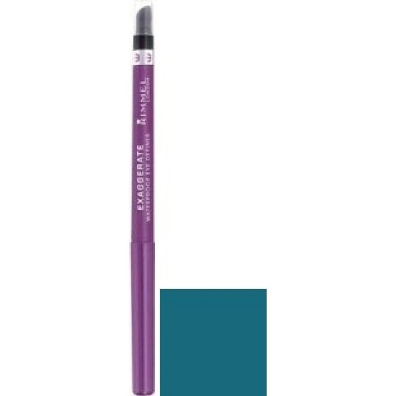 Rimmel London Exaggerate automatická vodeodolná ceruzka na oči 250 Emerald 0,28 g