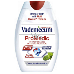 Vademecum Pro Medic 2v1 zubná pasta a ústna voda v jednom 75 ml