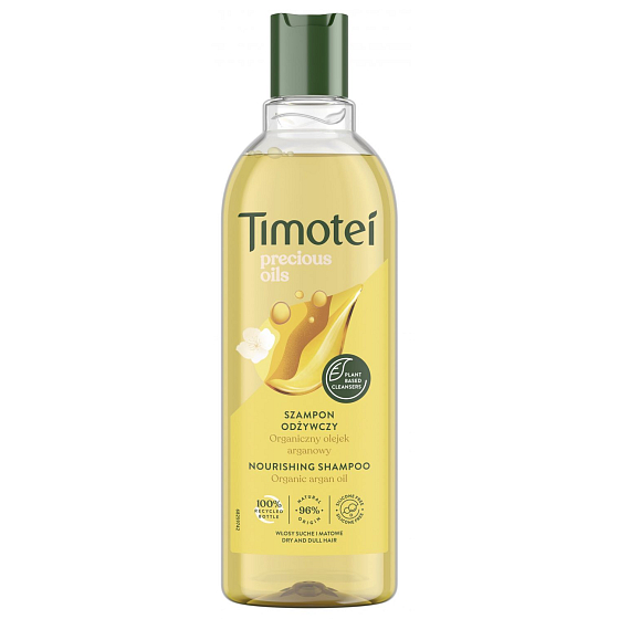 Timotei Precious Oils šampón pre normálne až suché vlasy 400 ml