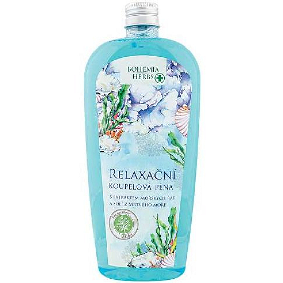 Bohemia Gifts Dead Sea Mŕtve more, Extrak z morských rias a soľou relaxačné jemná kúpeľová pena 500 ml