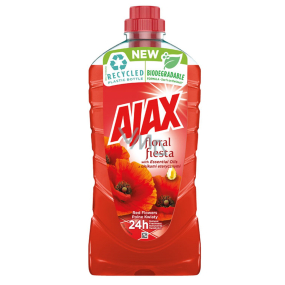 Ajax Floral Fiesta Red Flowers univerzálny čistiaci prostriedok 1 l