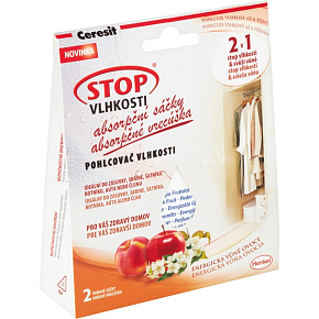 Ceresit Stop Vlhkosti Absorpčné sáčky energická vôňa ovocia 2 x 50g
