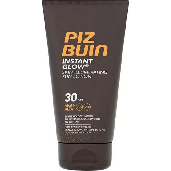 Piz Buin Instant Glow SPF30 rozjasňujúce mlieko na opaľovanie s okamžitým žiarivým efektom 150 ml