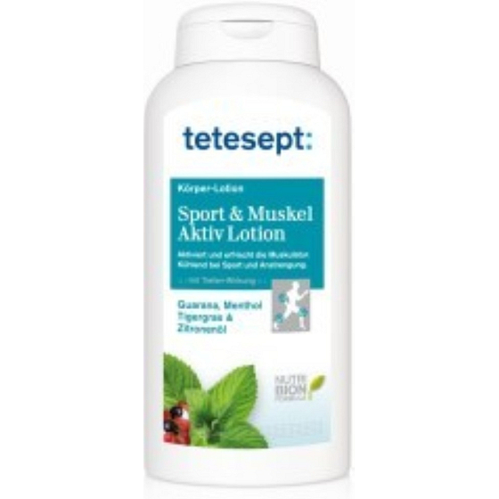 Tetesept Šport a aktivácia svalov telové mlieko 250 ml