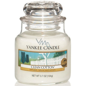 Yankee Candle Clean Cotton - Čistá bavlna vonná sviečka Classic malá sklo 104 g