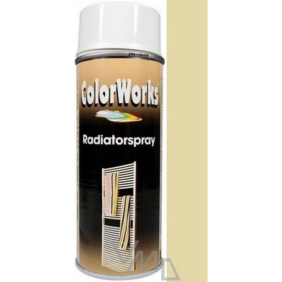 Color Works Radiatorspray alkydový lak slonová kosť 400 ml sprej