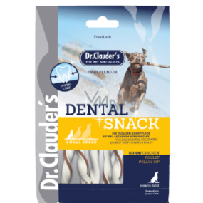 Dr. Clauders Dental - zubný desiata Kurča pre psov malé plemeno 80 g