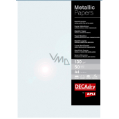 Apli Metalický papier A4 Pearl 130 g 50 listov