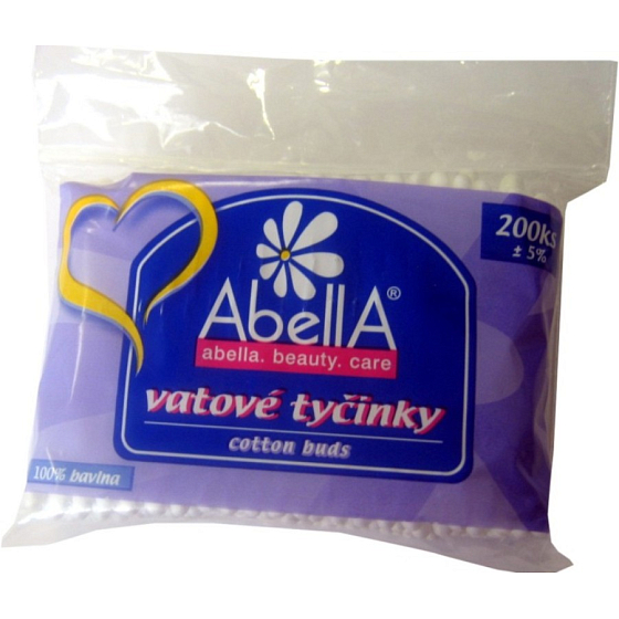 Abella Vatové tyčinky sáčok 200 kusov
