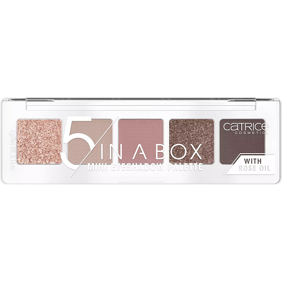 Catrice 5 In A Box Mini paletka očných tieňov 020 Soft Rose Look 4 g