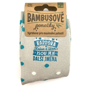 Albi Bambusové ponožky Barbora, veľkosť 37 - 42