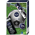 Nivea Men Game On Active Clean sprchový gél 250 ml + krém 75 ml + antiperspirant dezodorant v spreji Invisible Black & White 150 ml, kozmetická sada pre mužov