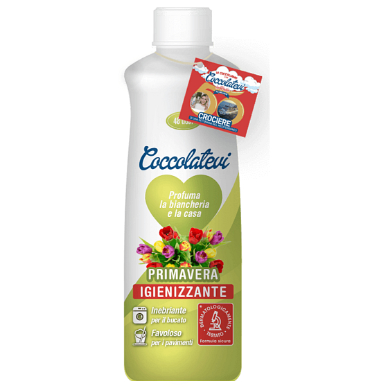 Coccolatevi Primavera koncentrovaný parfém do pračky s dezinfekční přísadou 48 dávok 300 ml