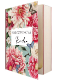 Bohemia Gifts Narodeninová kniha sprchový gél 250 ml + olej do kúpeľa 250 ml, knižná kozmetická sada pre ženy