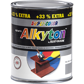 Dupli-Color Alkyton Lesk, samozákladová farba na hrdzu, Ral 9006 strieborná, 1 l Dupli-Color Alkyton Lesk, samozákladová farba na hrdzu, Ral 9006 strieborná, 1 l