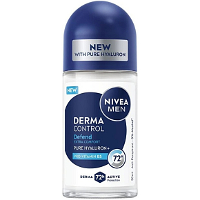 Nivea Men Derma Control Defend roll-on pre mužov, 50 ml Nivea Men Derma Control Defend roll-on pre mužov, 50 ml