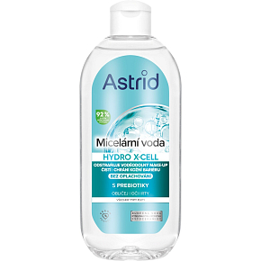 Astrid micelárna voda X-Cell 3v1 na tvár, oči a pery, 400 ml