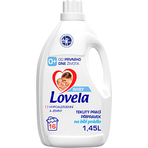 Lovela Baby Biele prádlo prací gel, 16 praní, 1,45 l