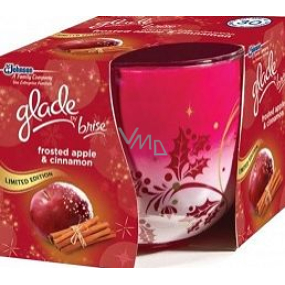 Glade by Brise Jablko & Škorica vonná sviečka v skle, doba horenia až 30 hodín 120 g