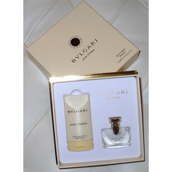 Bvlgari pour Femme parfumovaná voda 5 ml + telové mlieko 30 ml, darčeková sada
