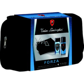 Tonino Lamborghini Forza voda po holení 100 ml + deodorant sprej 150 ml + toaletná taška, kozmetická sada