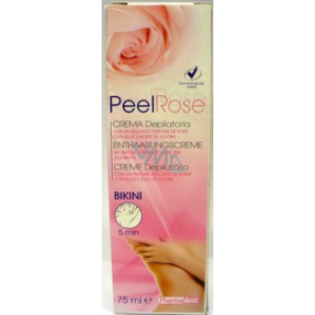 Peel Rose jemný depilačný krém na bikiny 75 ml