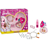 Mattel Barbie toaletná voda 50 ml + lesk na pery 9 ml + náramok, + tetovanie pre deti kozmetická sada