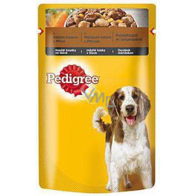 Pedigree Adult s morčacím mäsom a mrkvou v šťave kapsička 100 g