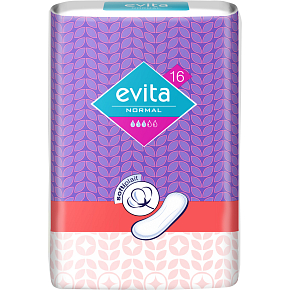 Evita Normal, dámske vložky, 16 ks