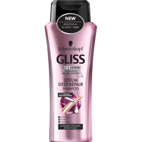 Gliss Kur Serum Deep Repair šampón pre extrémne namáhané vlasy 250 ml